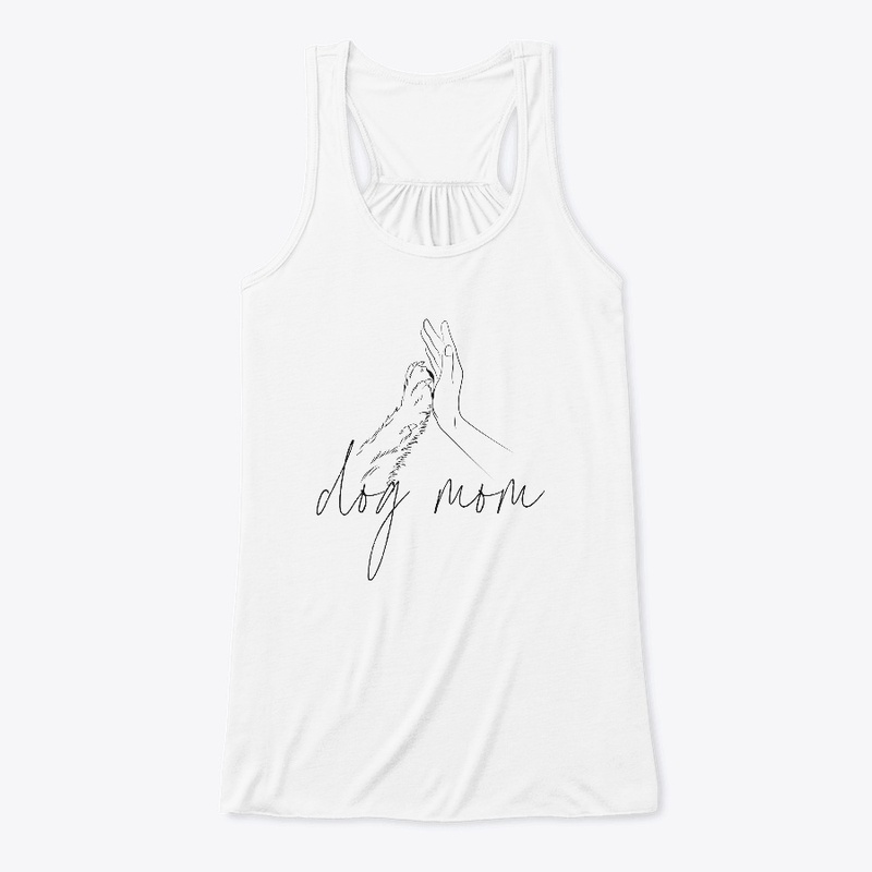 Dog Mom, paw to hand, Dog Mama Gift