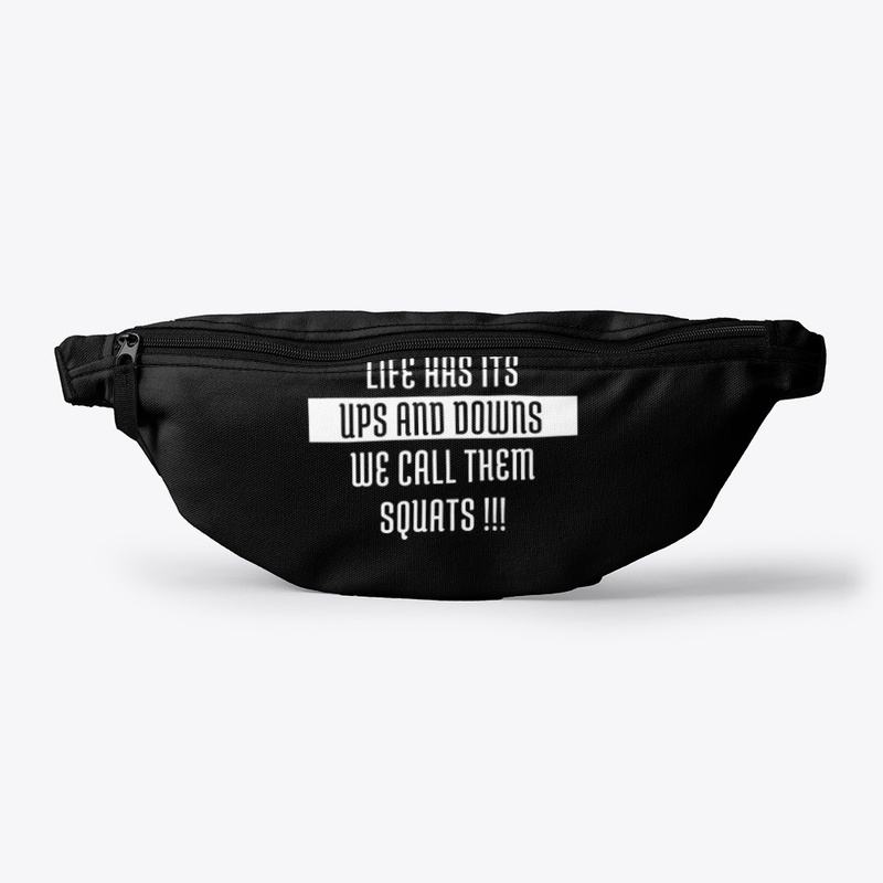 Funny Fitness Quote - Squatting 