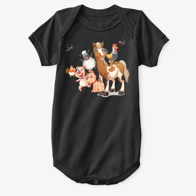 Cute farm animals