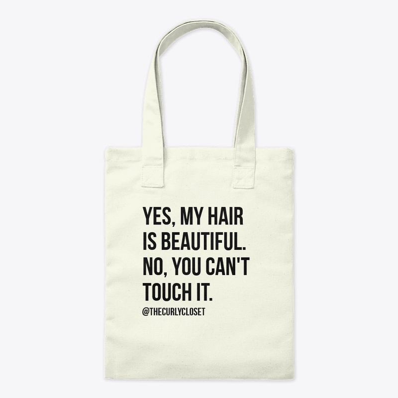 You can't touch my hair - white