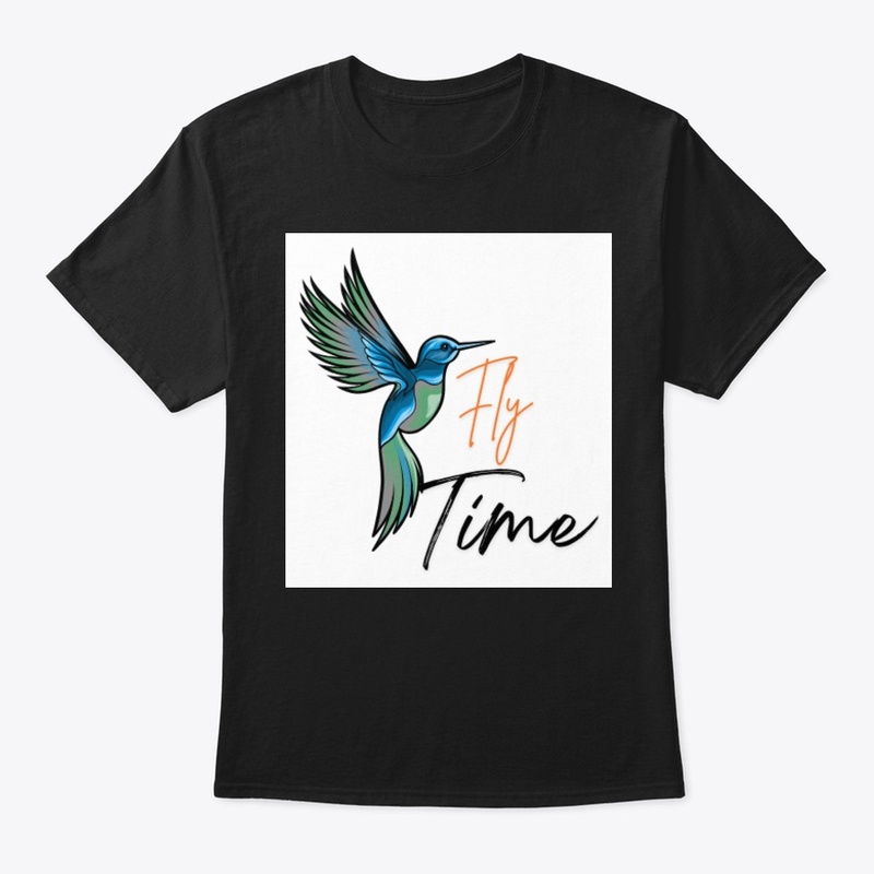 Flying time design t-shirt 