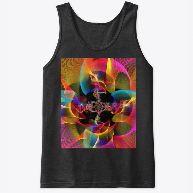 Neon Multi-Color Fractal Design