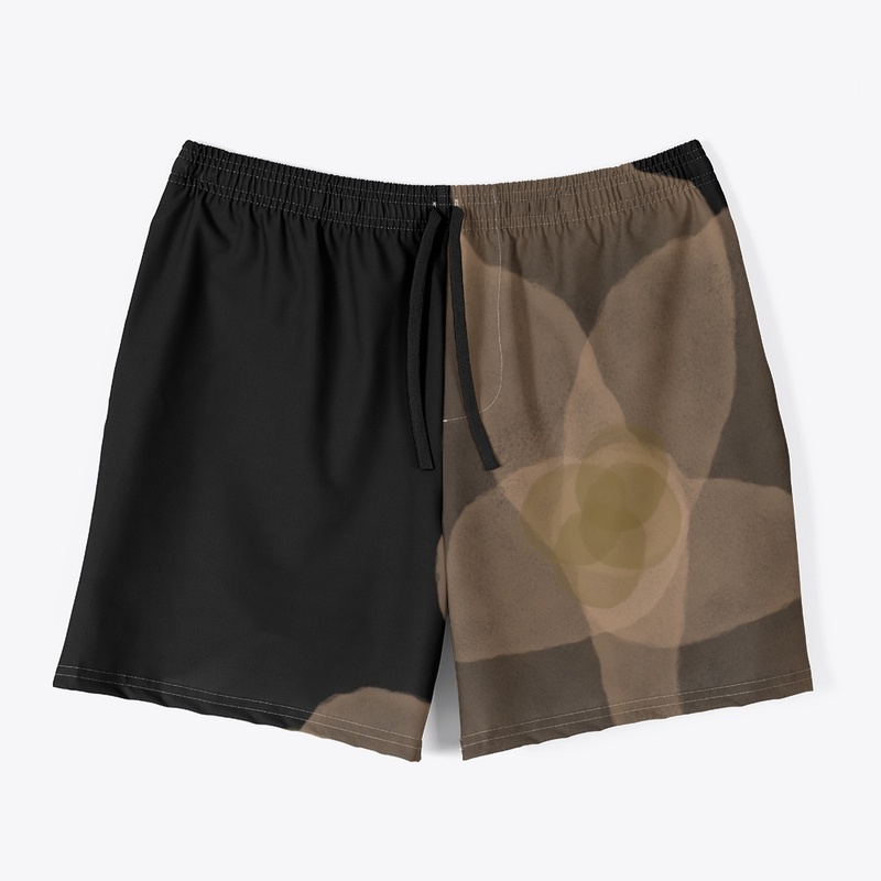 dull goth watercolor brown flowers