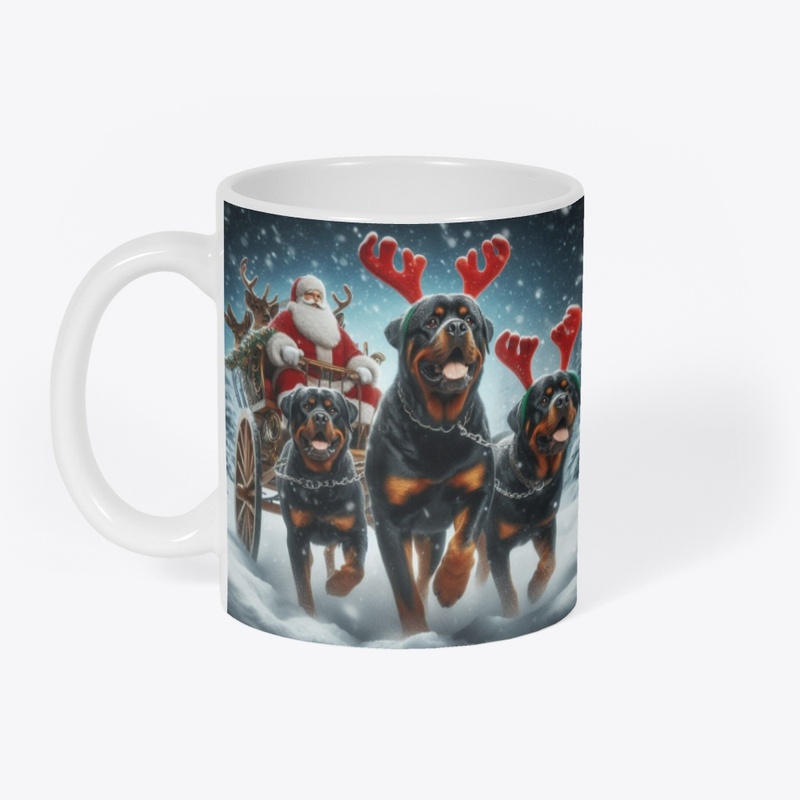 Rottweilers and Santa