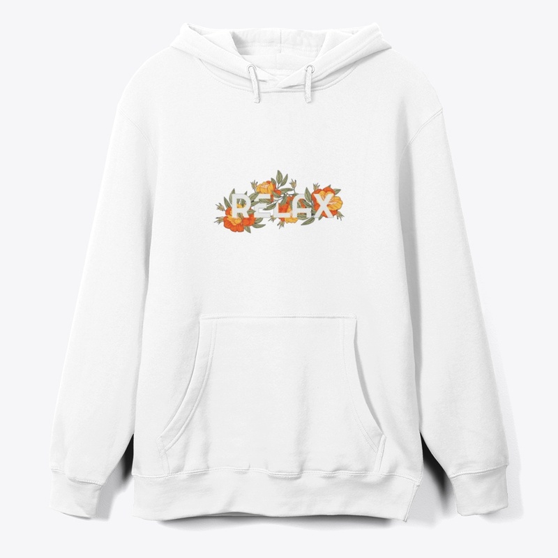 Relax Floral Graphic Long Sleeve Tee