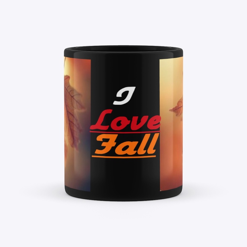 I Love ❤️ Fall Leaves Mug