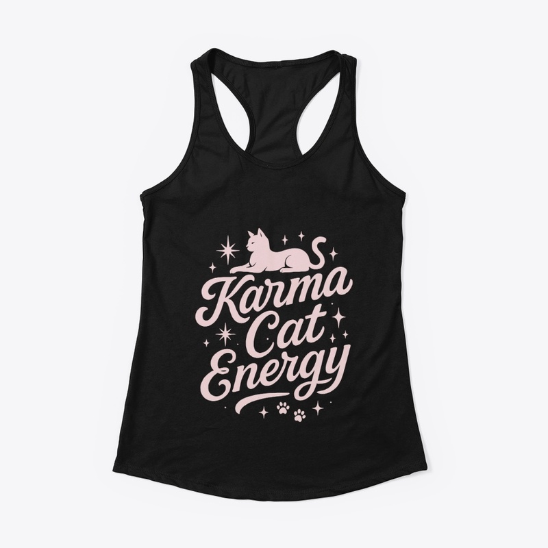 Karma Cute Cat Energy T-shirt 