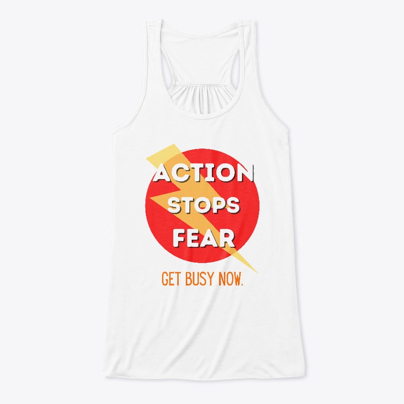 Action Stops Fear -Red-