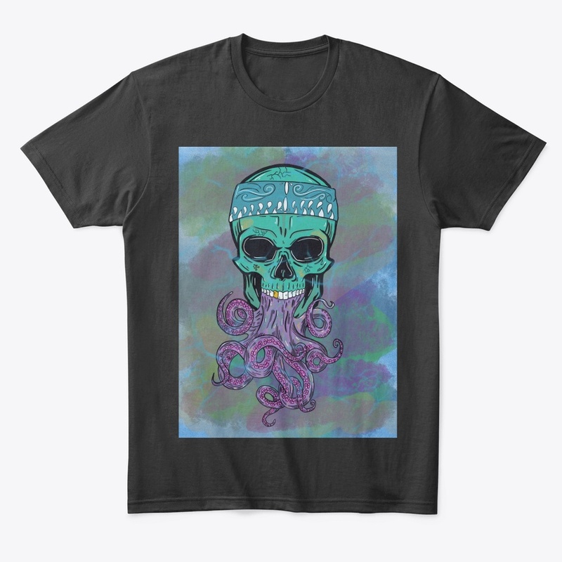 Pirate octopus skull