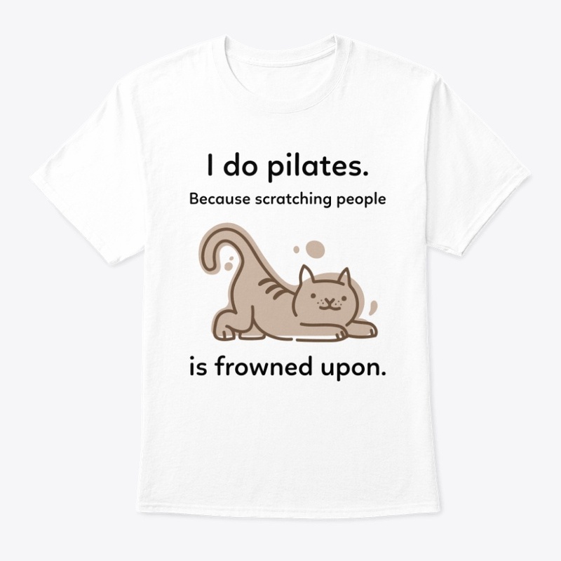 Funny Pilates Cat