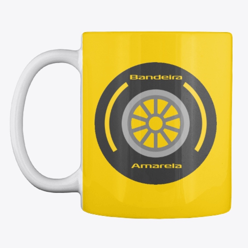 Caneca Pneus Bandeira Amarela