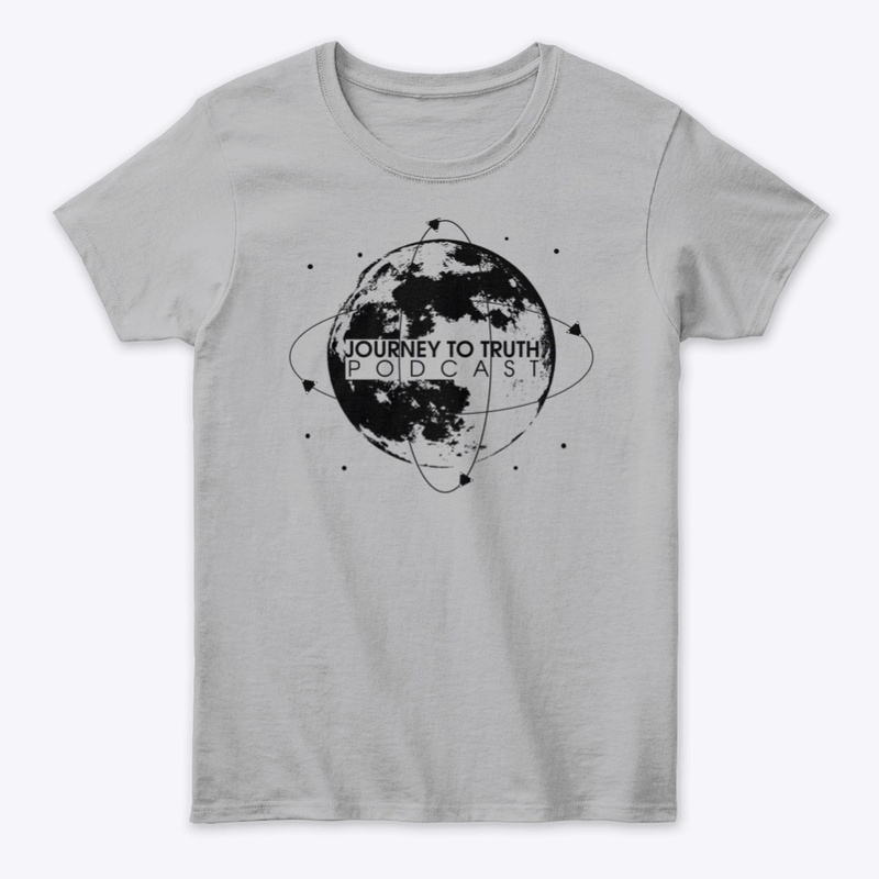 Women's Moon Tee (Black Logo)