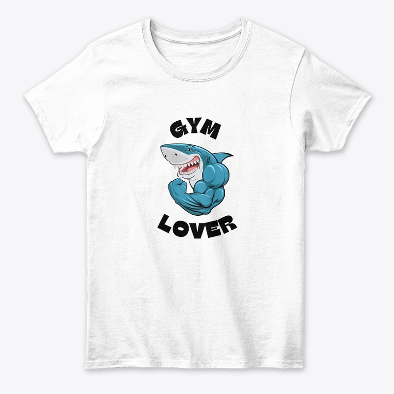 Jaws of Fitness: Shark Gym Lover Tee
