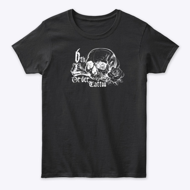Skull Sketch (White Print)