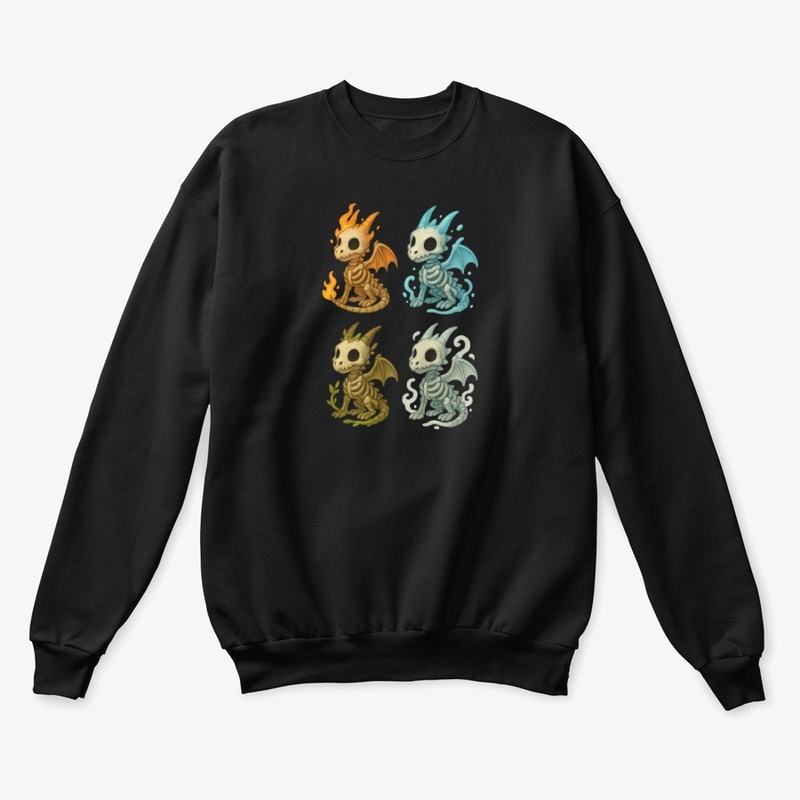 Undead Elemental Dragons