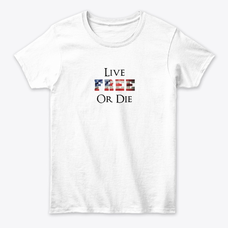Live Free or Die (White)