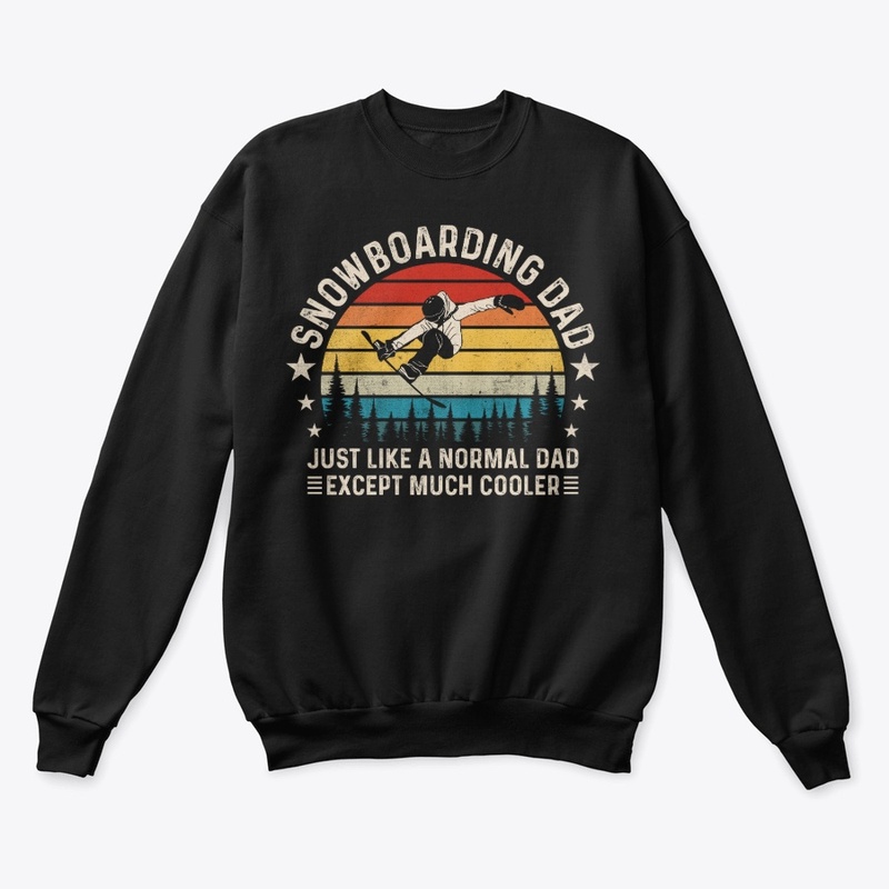 Snowboarding Dad Just Like A Normal Dad