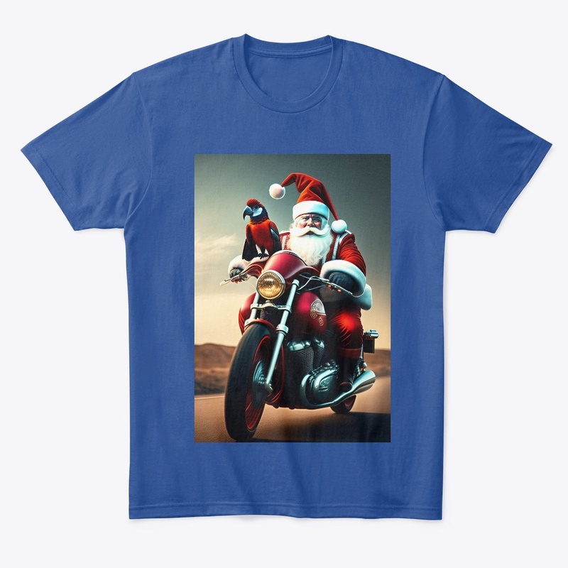 santa on bike 
