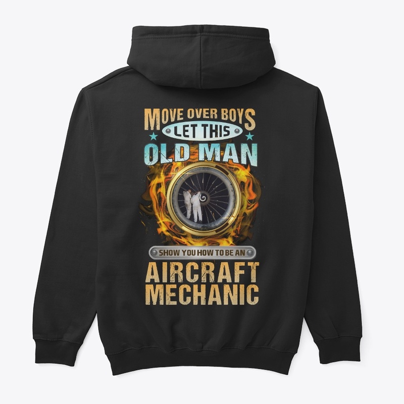 Aircraft Mechanic At Work Hoodie