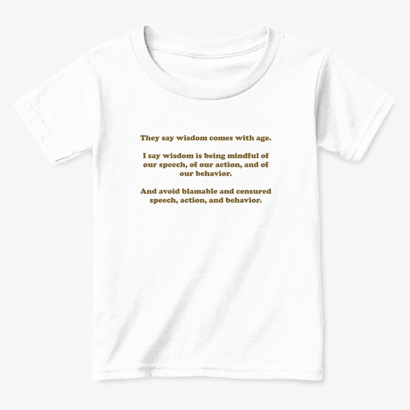 Wisdom is being mindful
