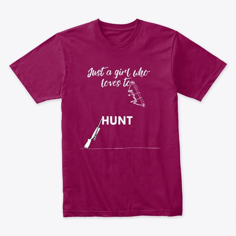 girl likes to hunt