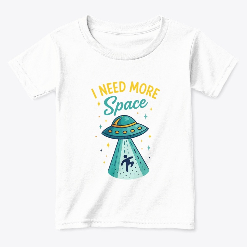 "I Need More Space" UFO Graphic Tee