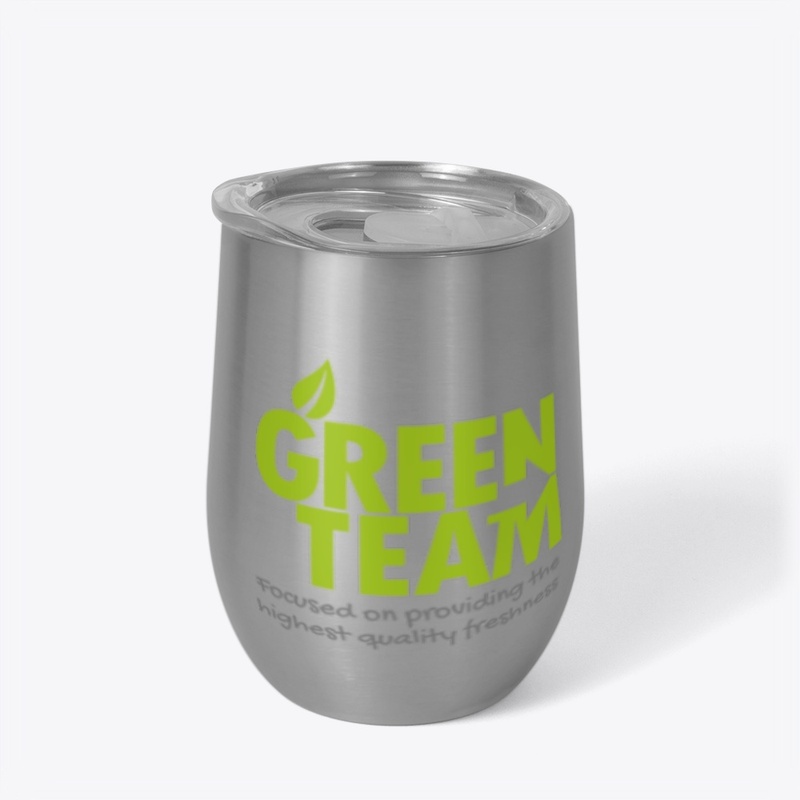 Mug with green print