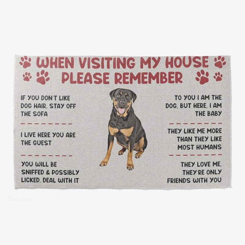 Rottweiler Welcome Mat
