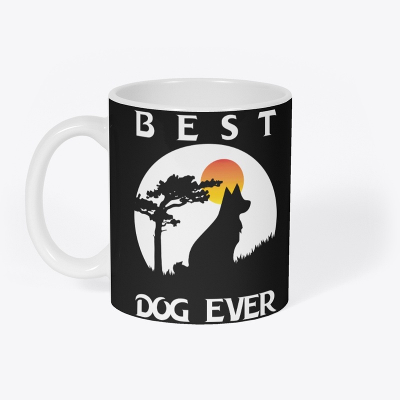 Best Dog Ever Vintage T-Shirt Design