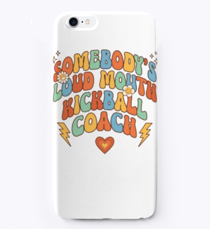 Funny Loudmouth Retro Kickball Coach