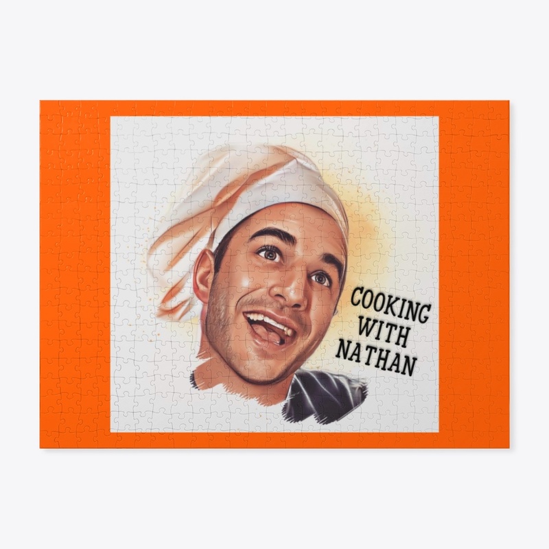 Cooking with Nathan face print