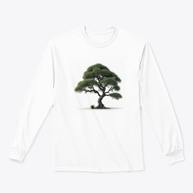 Isolated tree on a white background