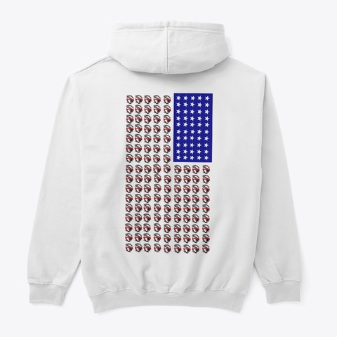 Movie Mania Merch Line 2 White T-Shirt Back