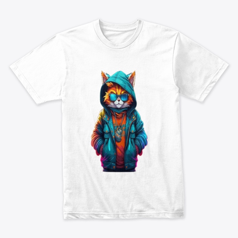 pussy cat print Sweatshirt