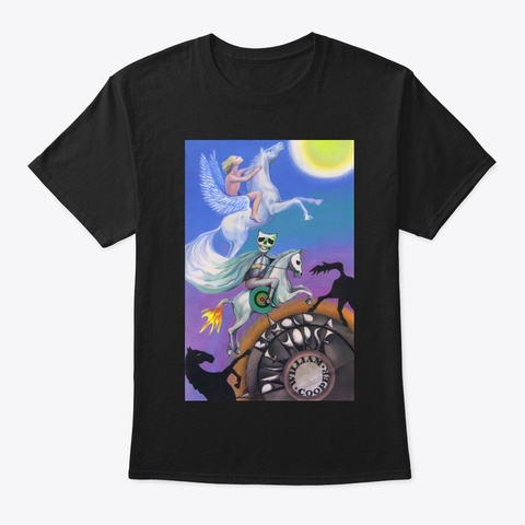 Behold A Pale Horse By William Cooper Black Camiseta Front