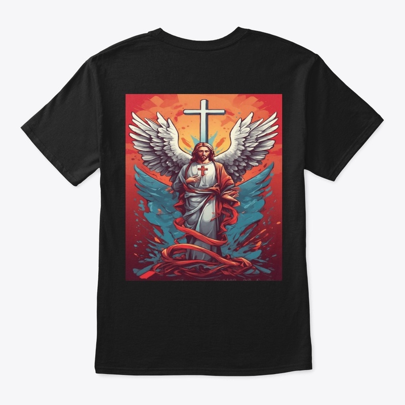 Cross with the holy spirit t-shirt
