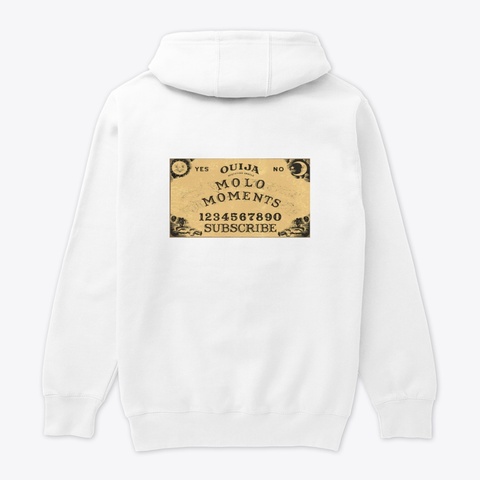 Ouija Board Light White T-Shirt Back