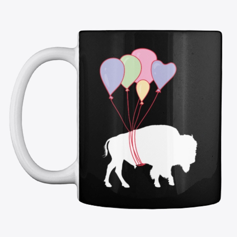 Bison Balloon Rose Valentines Day