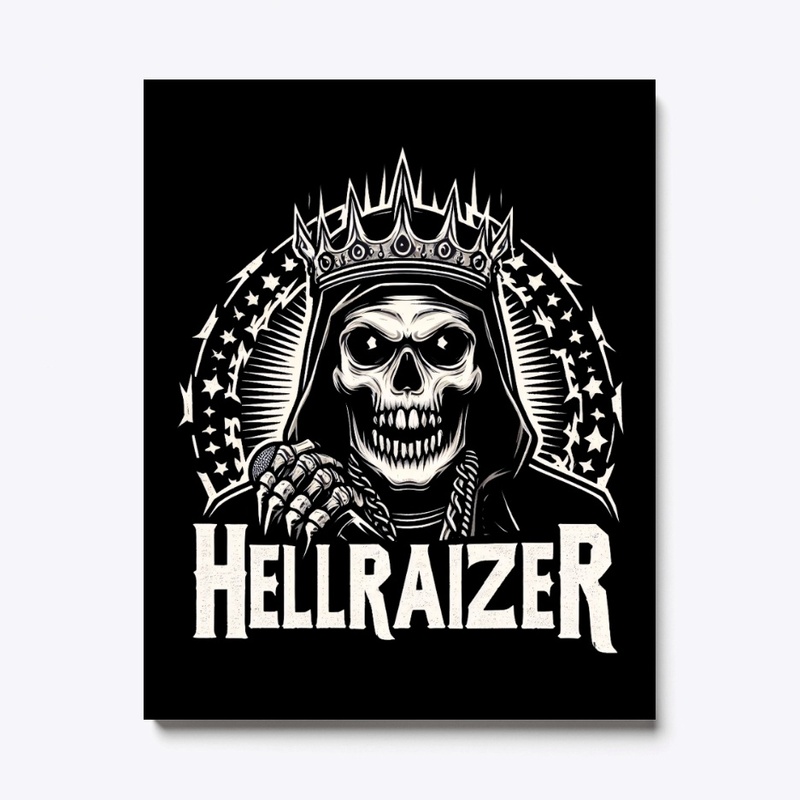 HellRaizer Skull with Crown