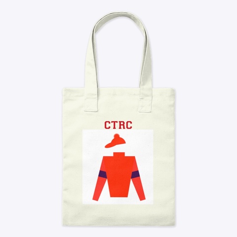 California Thoroughbred Racing Club Tote Natural T-Shirt Front