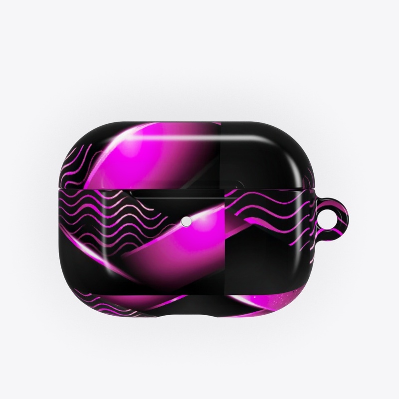 Pink Black Abstract Pattern
