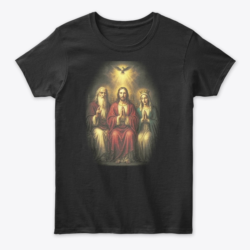 The Trinity With The Blessed Mother