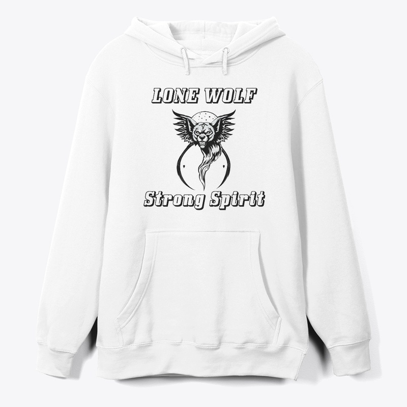 Wolf & Moon T-Shirt _ Wolf Strong Spirit