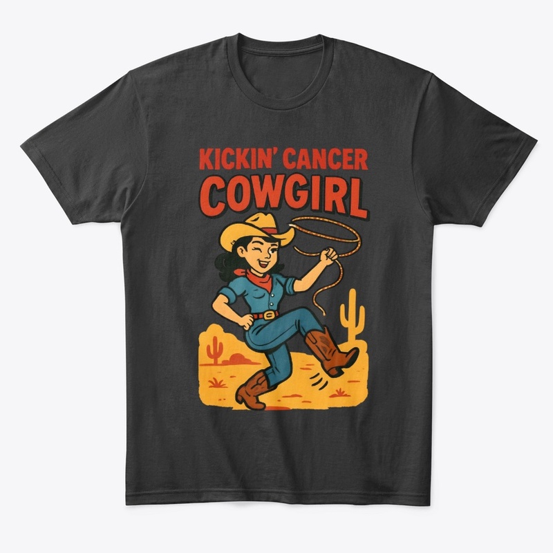 Kickin' Cancer Cowgirl T-Shirt