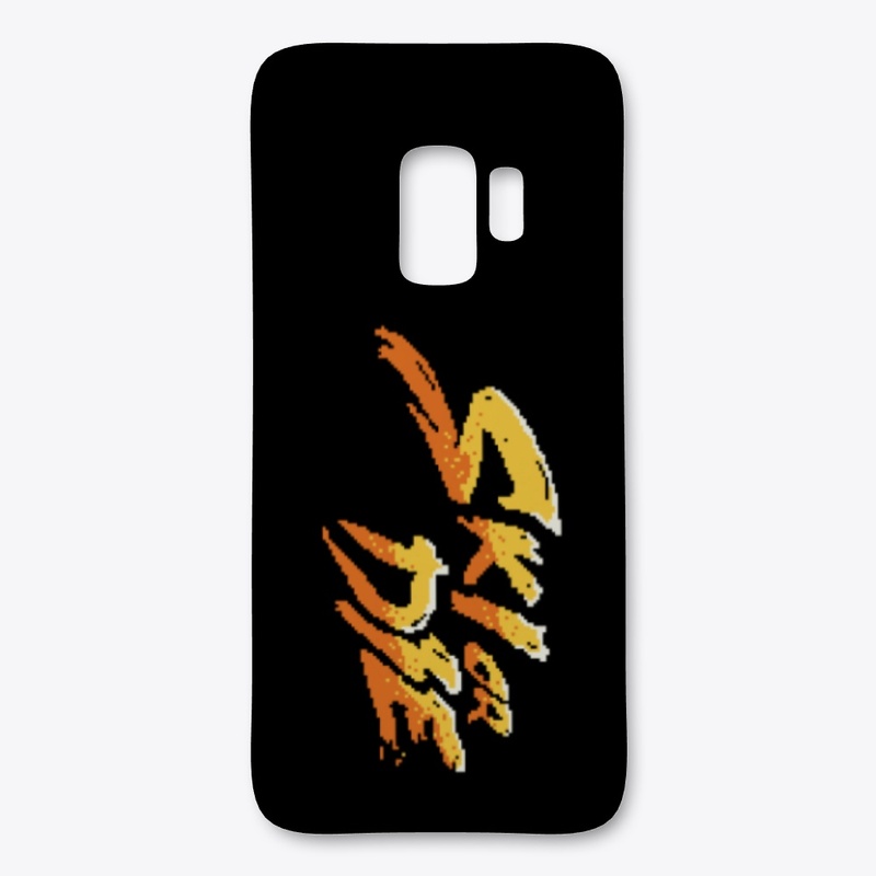 Sun Fire Ski or die Pixel art Logo
