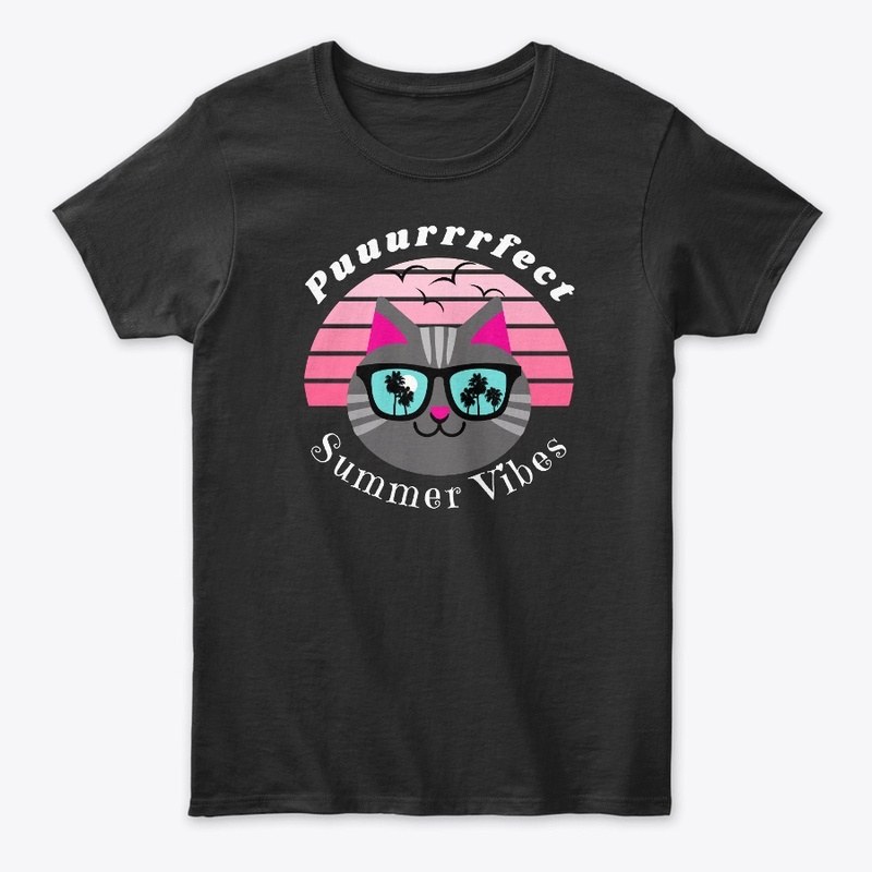 Puuurrrfect Summer Vibes Cat Design