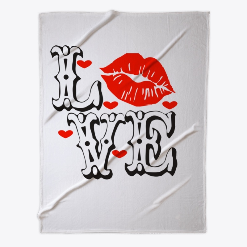 Love Heart Letter Print T Shirt