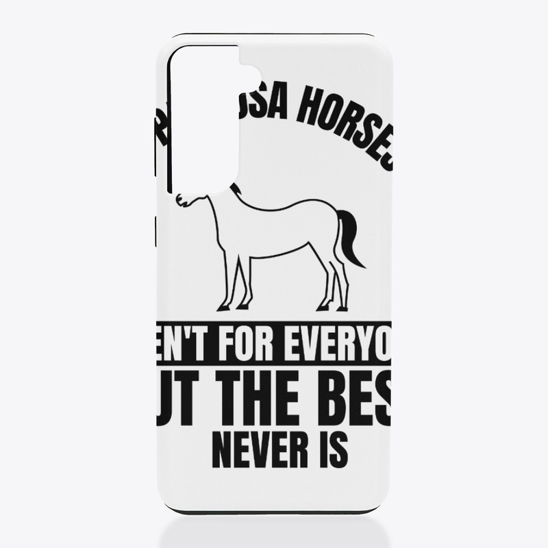 Appaloosa horses aren't for everyone but