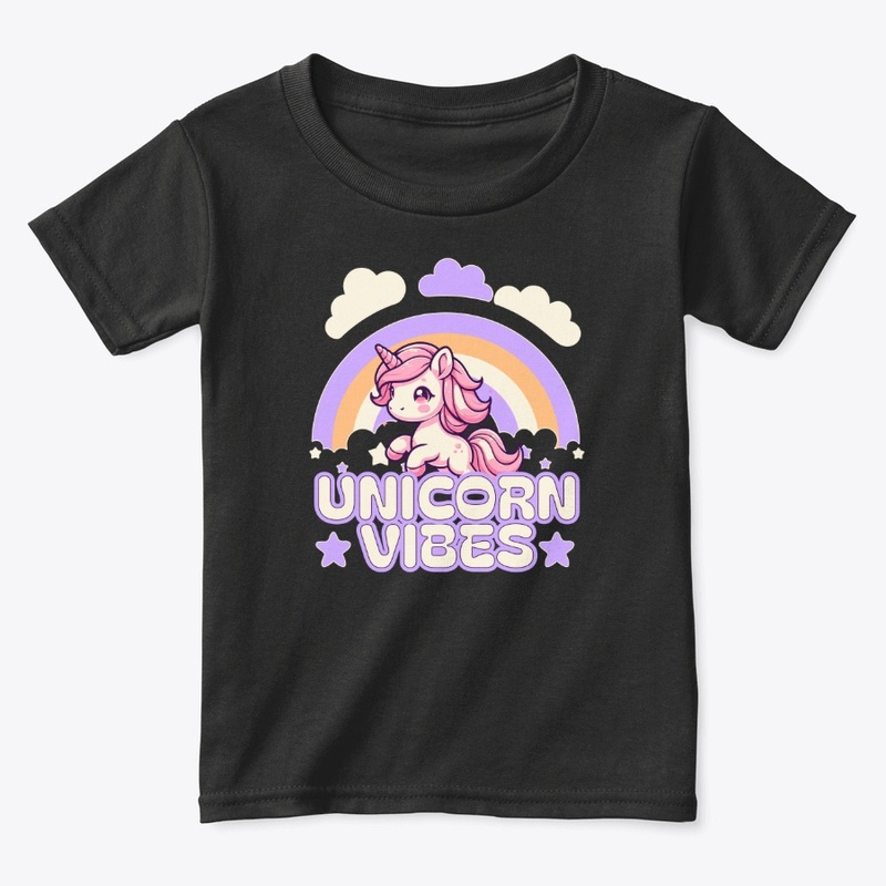 Cute Unicorn Vibes Toddler Classic Tee