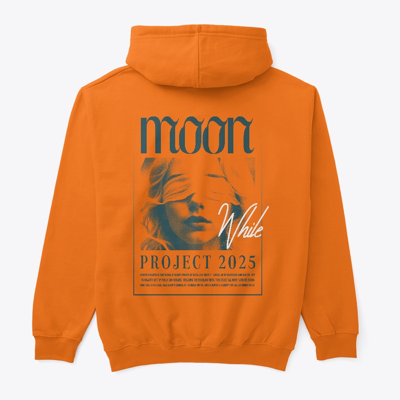 MOON White Hoodie | PROJECT 2025